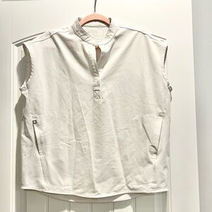 Figs White Rafaela Scrub Top